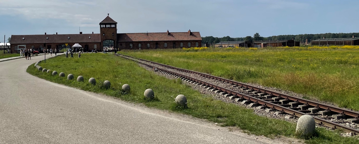 Bild Gleise Auschwitz II
